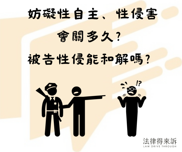 妨礙性自主、性侵害會關多久